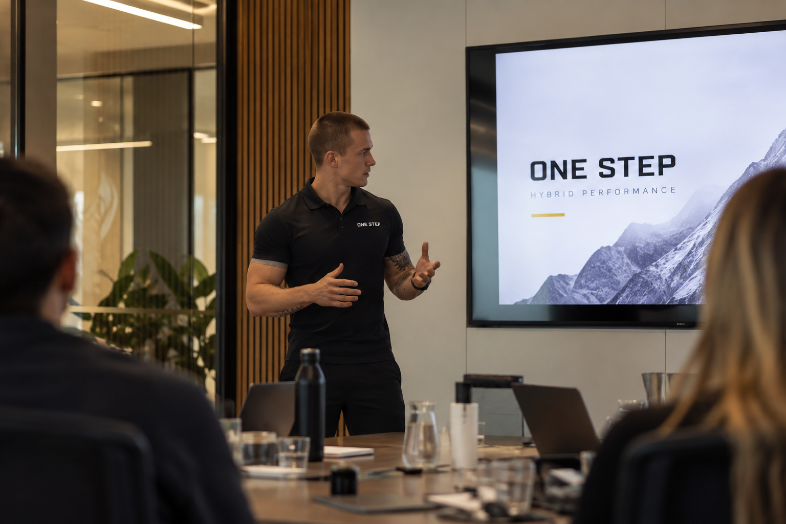 Sam Shepherd presenting One Step Hybrid Performance